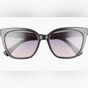 Valentino Rockstud 55mm Gradient Cat Eye Sunglasses